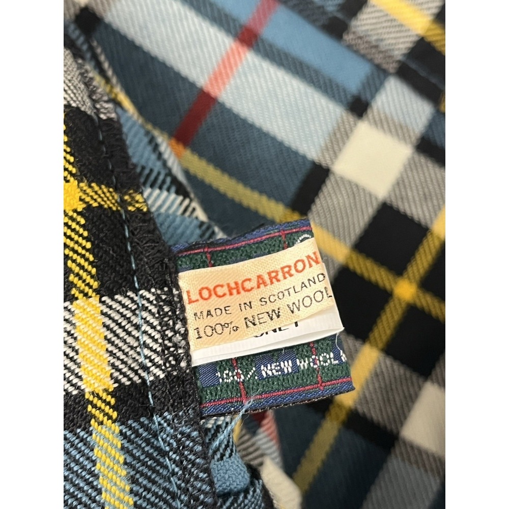 Lochcarron of Scotland Kilt Thomson Blue Tartan 38" Waist 26" Length 100% Wool - Picture 7 of 13